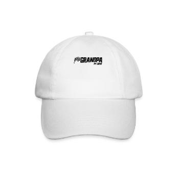 Pit Crew Grandpa Racing Birthday Family Racing Grandpa - Baseball Cap - white/white - Front