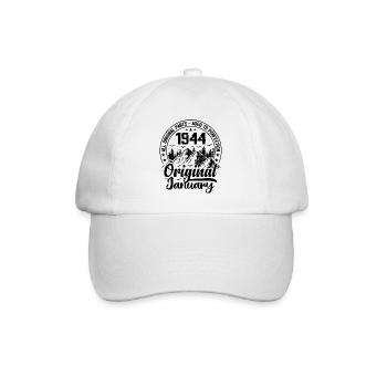 1944 Januar Original Geschenk zum 80-jährigen Jubiläum - Baseballkappe - Weiß/Weiß - Vorne