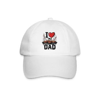 LOVE DAD - Baseball Cap - white/white - Front