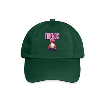 Süßer pinker Drache - Baseballkappe - Flaschengrün - Vorne