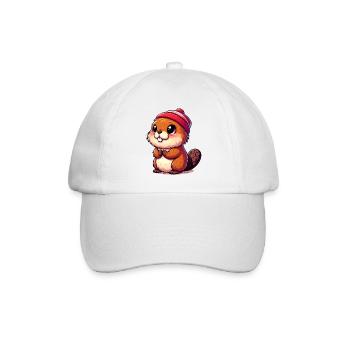 Castor - Casquette classique - blanc/blanc - Devant