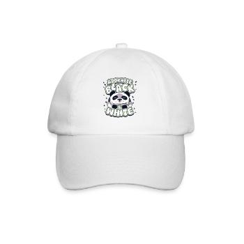 Adorable Black And White Panda Bear Friend Lover - Baseball Cap - white/white - Front