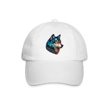 Loup - Casquette classique - blanc/blanc - Devant