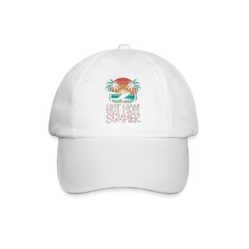 Hot Mom Summer - Surf - Baseball Cap - white/white - Front