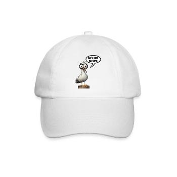 Be seagull no - Baseball Cap - white/white - Front