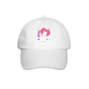 idiot embarrassant sarcasme nerd geek beignet - Casquette classique - blanc/blanc - Devant