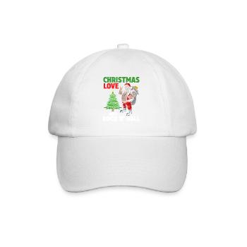 Heavy Hard Metal Christmas, Love Rock 'n' Roll - Baseball Cap - white/white - Front