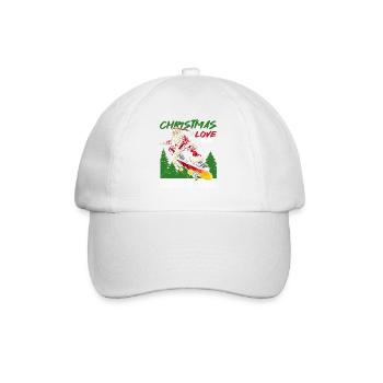 Heavy Hard Metal Christmas, Love Rock 'n' Roll - Baseball Cap - white/white - Front