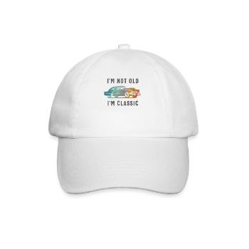 I’m Not Old, I’m Classic - Funny Car Lover - Baseball Cap - white/white - Front
