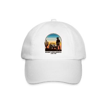 Cowboy - Baseball Cap - white/white - Front