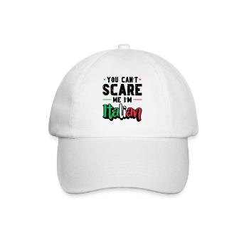 Italiener Italien Lustiger Spruch Geschenkidee - Baseballkappe - Weiß/Weiß - Vorne