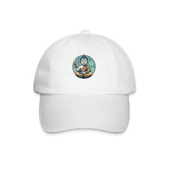 Peace Sign for Peace Buddha - Baseball Cap - white/white - Front