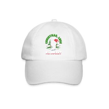 Christmas, love and hockey magic on the - Baseball Cap - white/white - Front