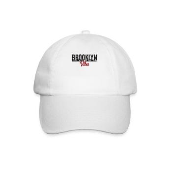 Brooklyn Vibes Bridge New York City New York - Baseball Cap - white/white - Front