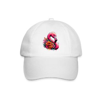 Flamant - Casquette classique - blanc/blanc - Devant