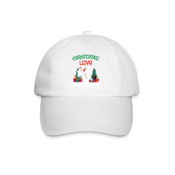 Danseuse de pole, Pole dance, Noël, Amour - Casquette classique - blanc/blanc - Devant