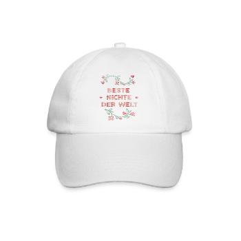 best niece in the world - Baseball Cap - white/white - Front