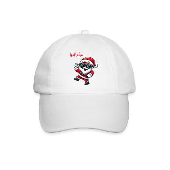 Santa Claus hohoho - Baseball Cap - white/white - Front