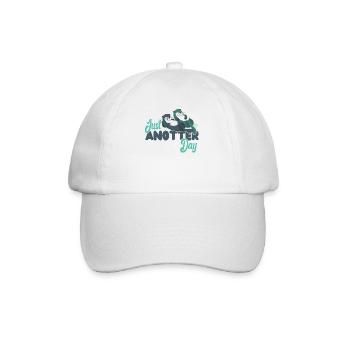 Otter Pun Just Anotter Day - Baseball Cap - white/white - Front