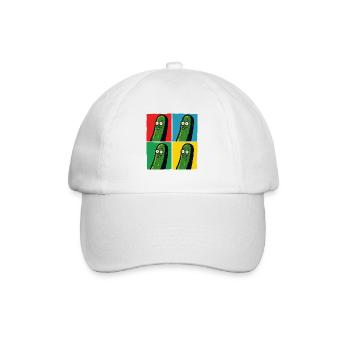 Cornichons amusants pour les végétaliens et les végétariens dans l’alimentation - Casquette classique - blanc/blanc - Devant