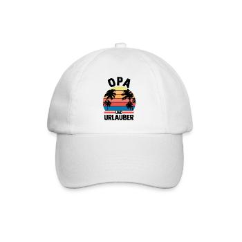 Vacances Vacancier Grand-père Papy - Casquette classique - blanc/blanc - Devant