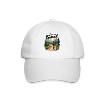 Lost on Gravel Gravel Bike Gravel Bikes - Baseball Cap - white/white - Front