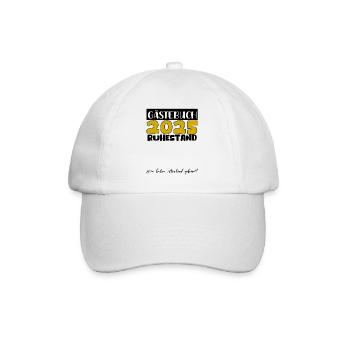Pension 2025 Livre d’or Pension Retraite Mamie Papy - Casquette classique - blanc/blanc - Devant