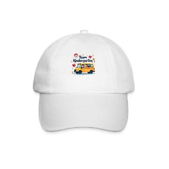 Team Kindergarten – Cute design for children - Baseball Cap - white/white - Front