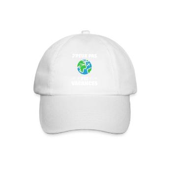 Travel Humor Vacation - Baseball Cap - white/white - Front