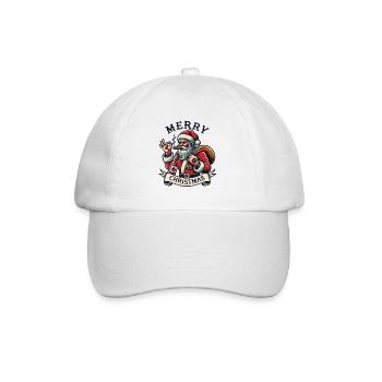 Tattoo Style Christmas Merry Christmas - Baseball Cap - white/white - Front