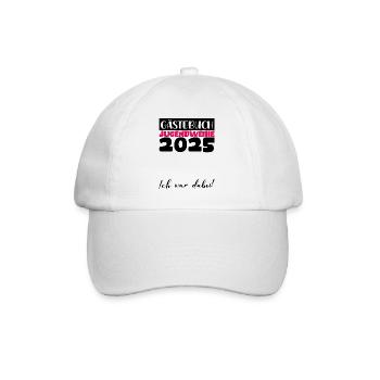 Jugendweihe 2025 Livre d’or Cadeau Filles Garçons - Casquette classique - blanc/blanc - Devant