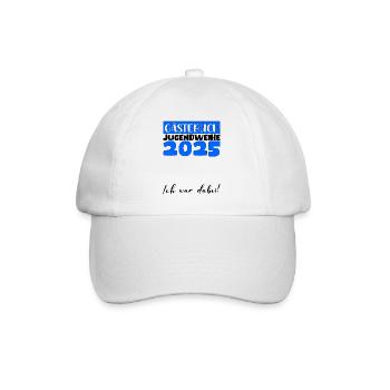 Jugendweihe 2025 Livre d’or Cadeau Filles Garçons - Casquette classique - blanc/blanc - Devant