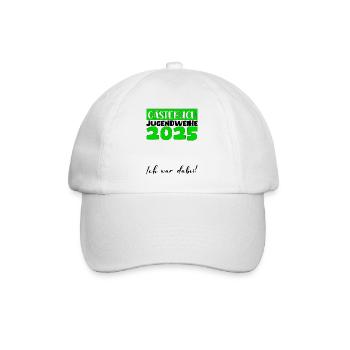 Jugendweihe 2025 Livre d’or Cadeau Filles Garçons - Casquette classique - blanc/blanc - Devant