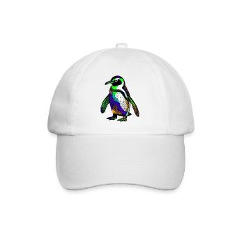 Penguin - Baseball Cap - white/white - Front