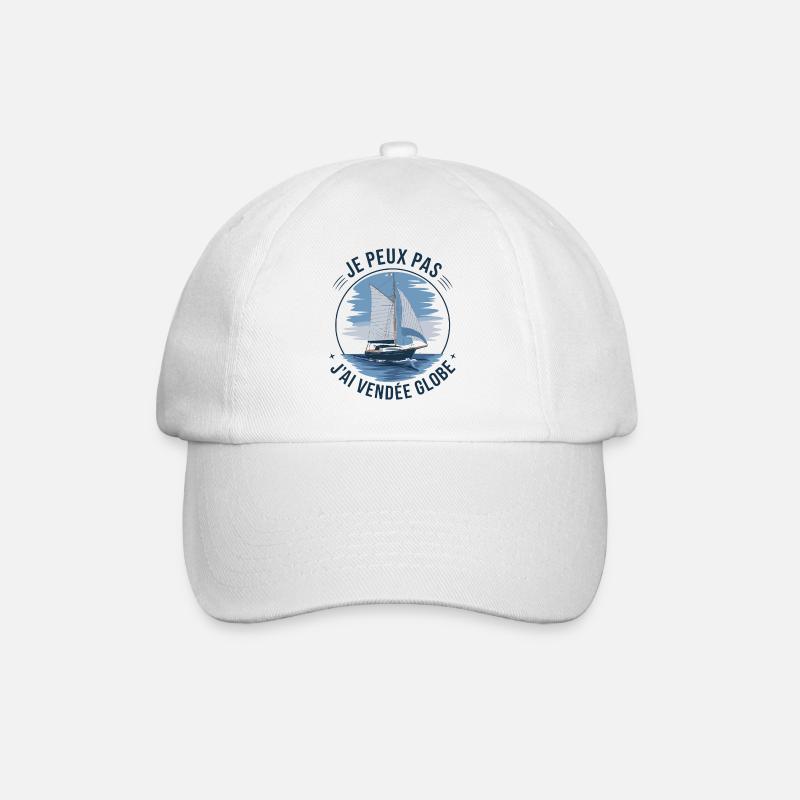 vendee voilier - Casquette classique - blanc/blanc