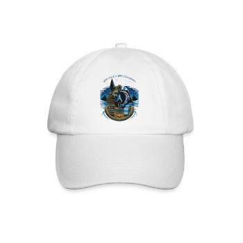 Celestial Anubis Hybrid Design - Baseball Cap - white/white - Front