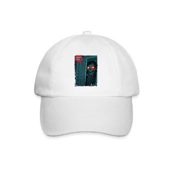 Une maman squelette d’horreur appelle : Le dîner est prêt ! - Casquette classique - blanc/blanc - Devant