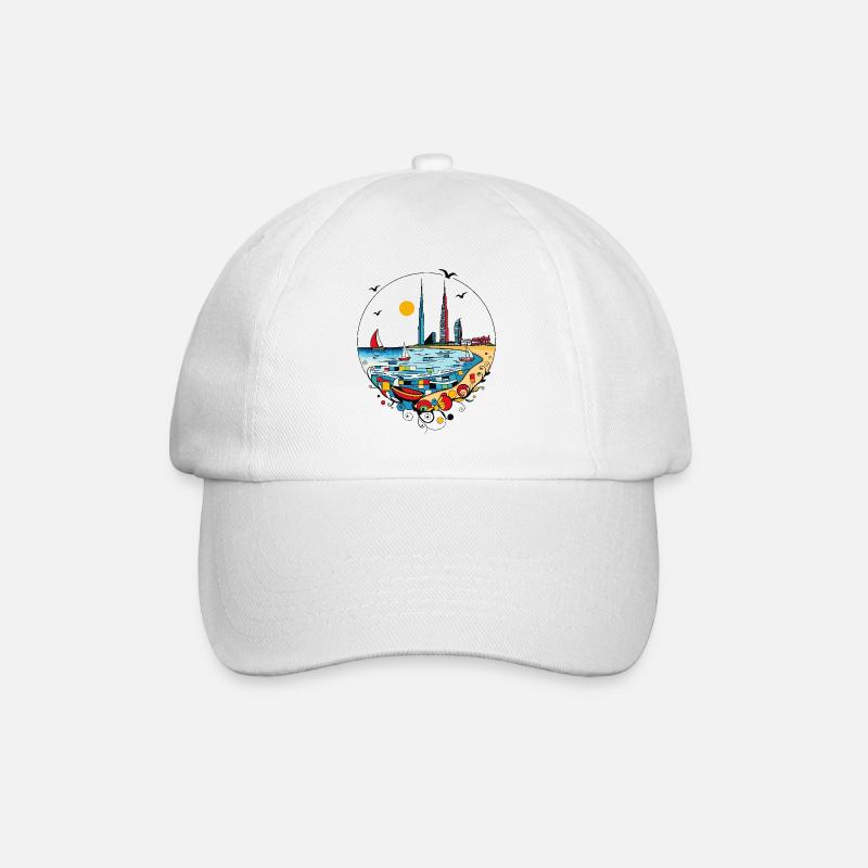 Dubaï - Casquette classique - blanc/blanc