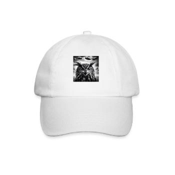 hibou drôle Selfie graphique avec des OVNI Extraterrestres étranges Sc - Casquette classique - blanc/blanc - Devant
