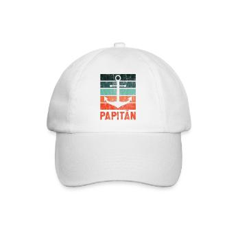 Nordstyle Papitän Ankerdesign N° 1 Ville - Casquette classique - blanc/blanc - Devant
