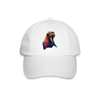 Walrus, tusks, seal, wild Pacific walruses - Baseball Cap - white/white - Front