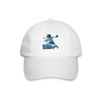 Anime Tennis de table Joueur Rétro Oeuvre - Casquette classique - blanc/blanc - Devant