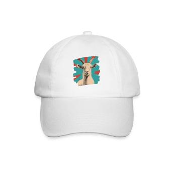 Chèvre - Casquette classique - blanc/blanc - Devant