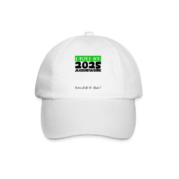 Jugendweihe 2025 Livre d’or Cadeau Filles Garçons - Casquette classique - blanc/blanc - Devant