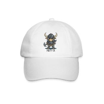 Party Ox – Knight Ox Hero Group - Baseball Cap - white/white - Front