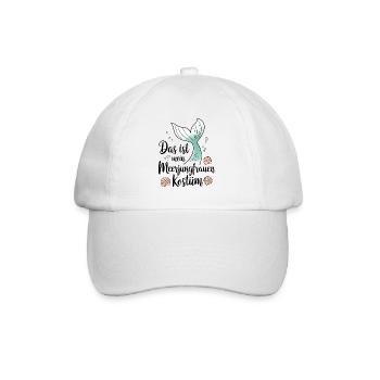 C’est mon costume de sirène - Casquette classique - blanc/blanc - Devant
