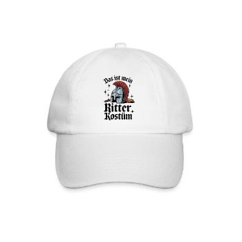 C’est mon costume de chevalier - Casquette classique - blanc/blanc - Devant