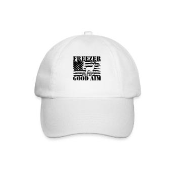 Gefrierschrank voller guter zielgerichteter patrio - Baseballkappe - Weiß/Weiß - Vorne
