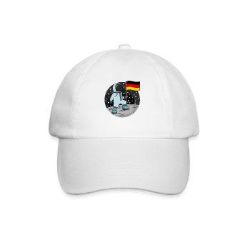Astronaut Flag Germany - Baseball Cap - white/white - Front