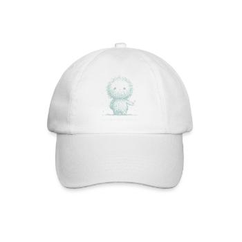 Cute Alien Overlord Funny Minimalist Saying - Baseball Cap - white/white - Front
